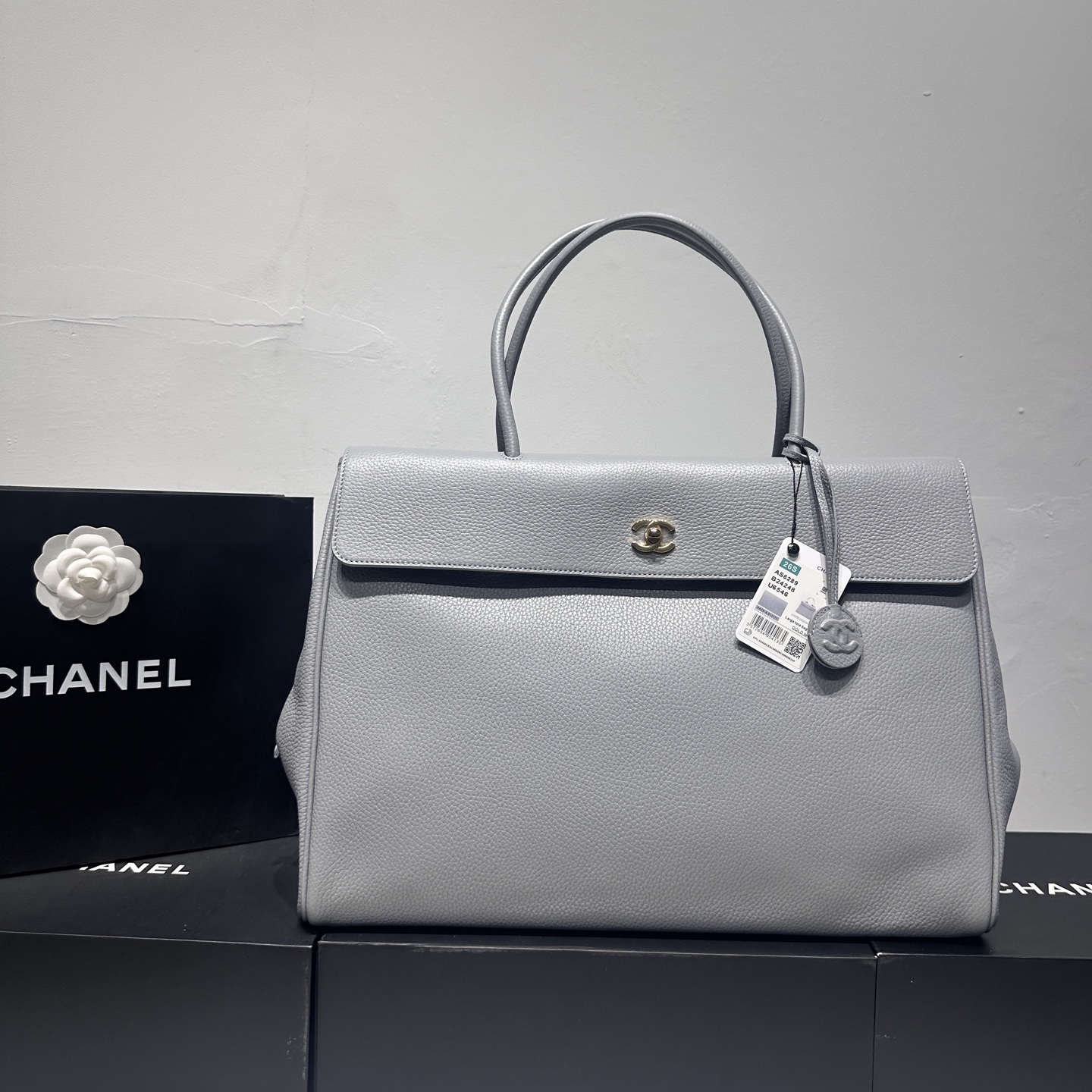 Chanel Spring Summer 2026 Large Tote in Grey AS6289