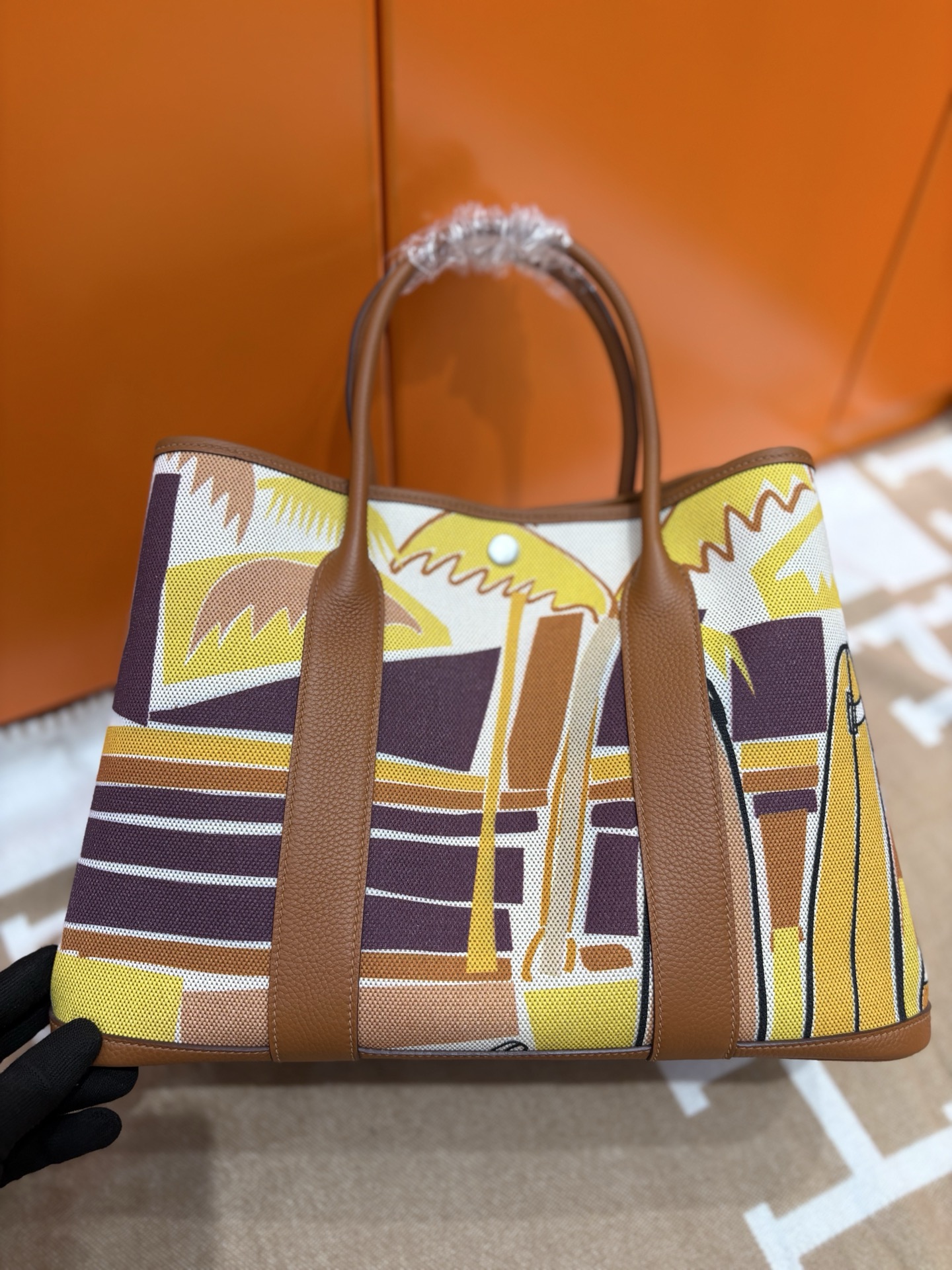 Hermes Garden Party Graffiti Handbag