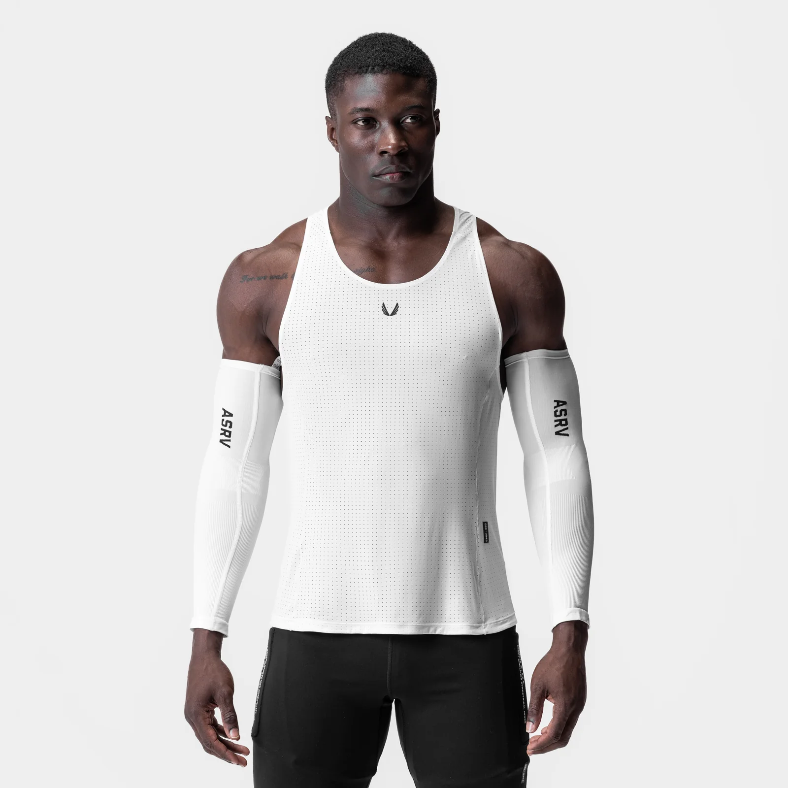 0949. Laser-Vent Singlet Tank - White
