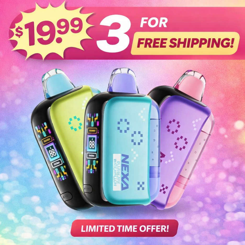 3 for $19.99 + Free Shipping NEXA PIX 35K | NEXA FLEX 40K Disposable Vape