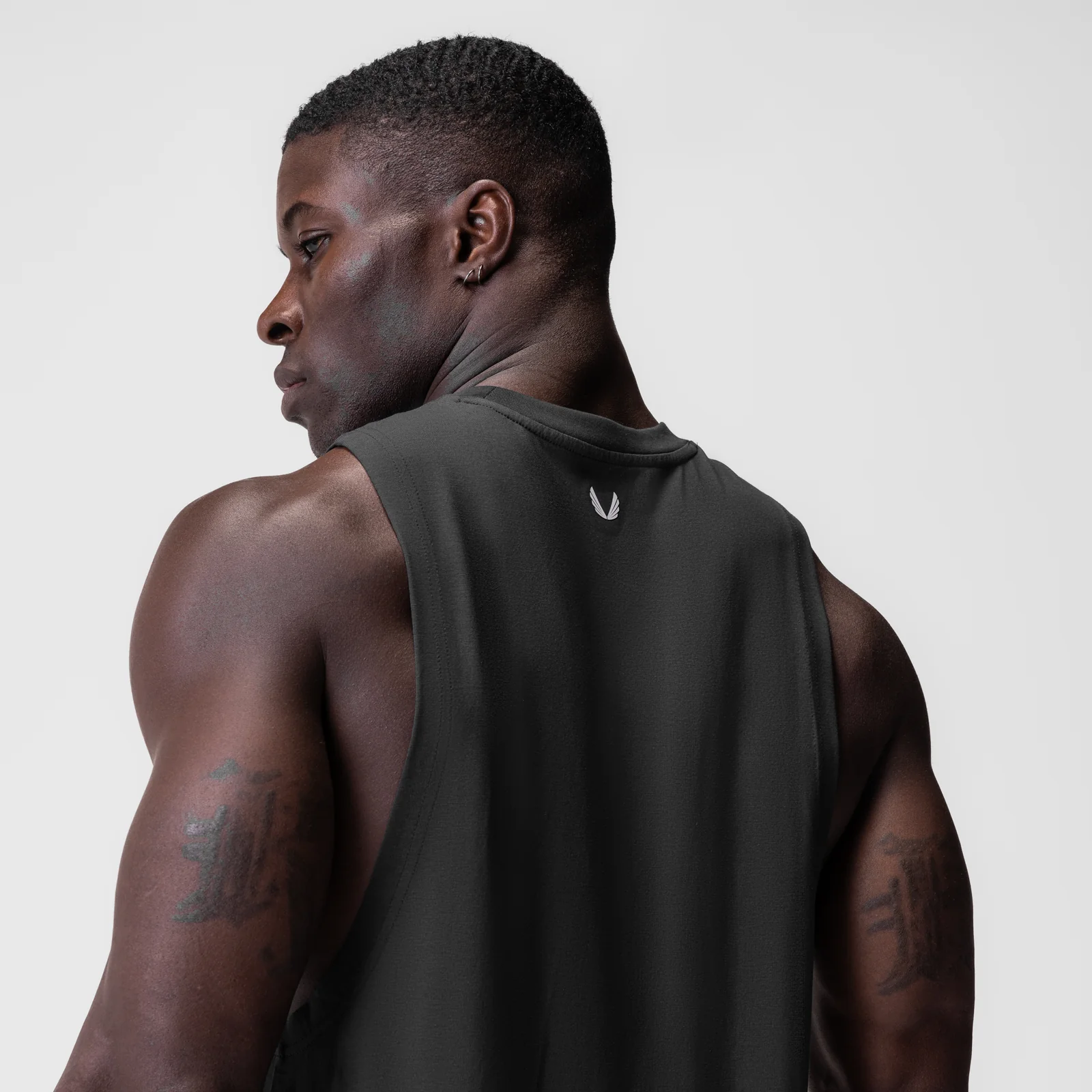0926. Supima Muscle Tank - Space Grey