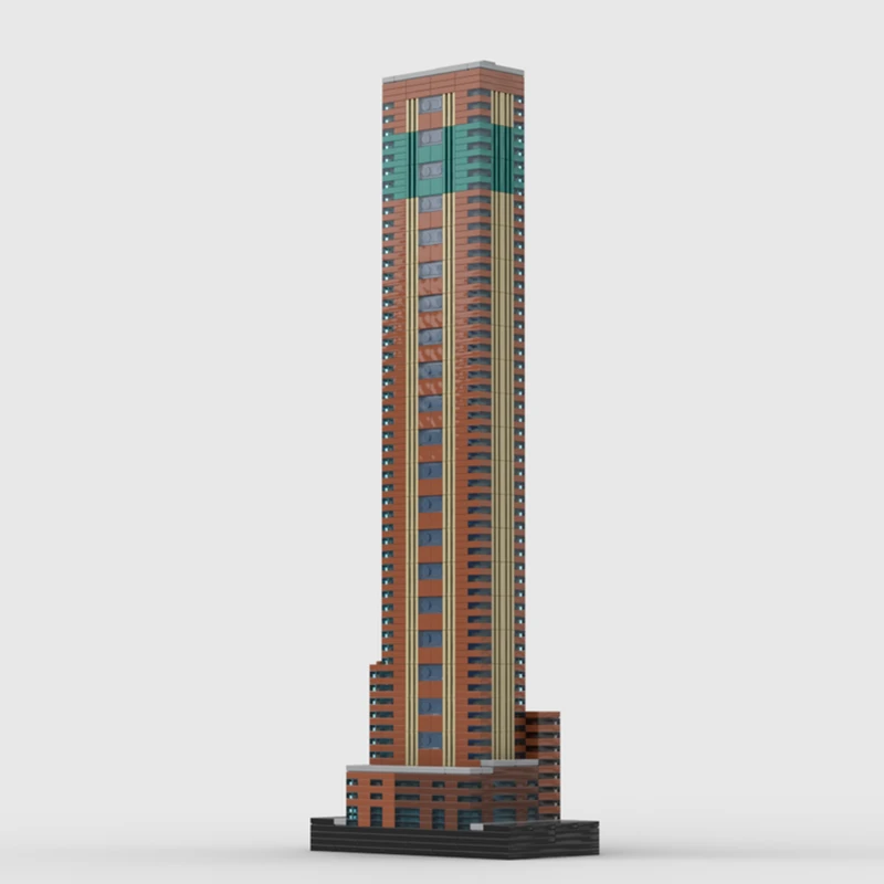 MOC 49116 - Carnegie Hall Tower at 1/650th Scale