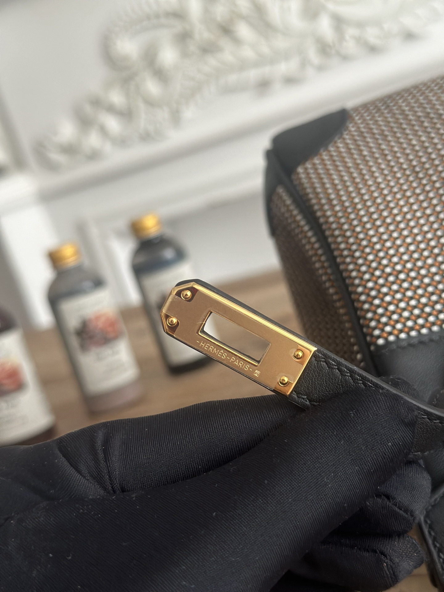 Hermès Birkin 25 Toile Quadrille