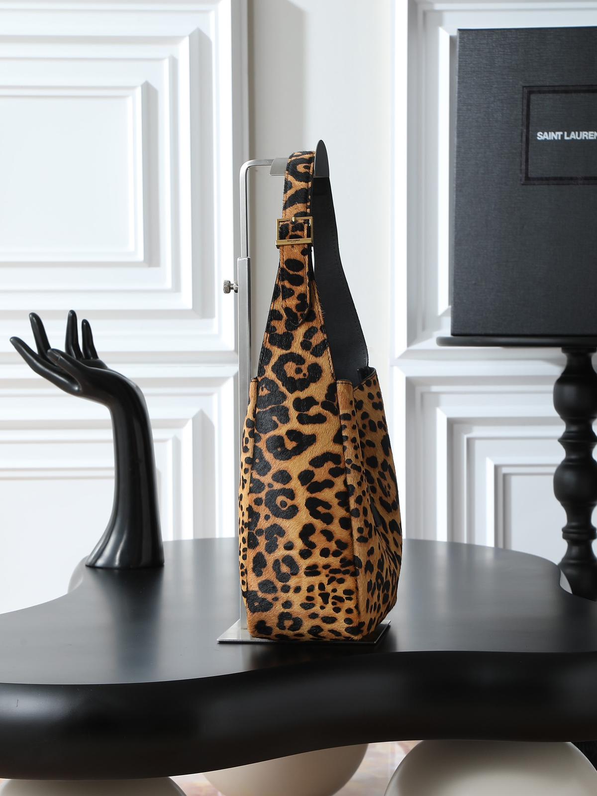 YSL Saint Laurent leopard crossbody bag
