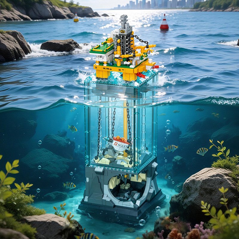 JieStar JJ9215 - Miniature Offshore Extraction Scene