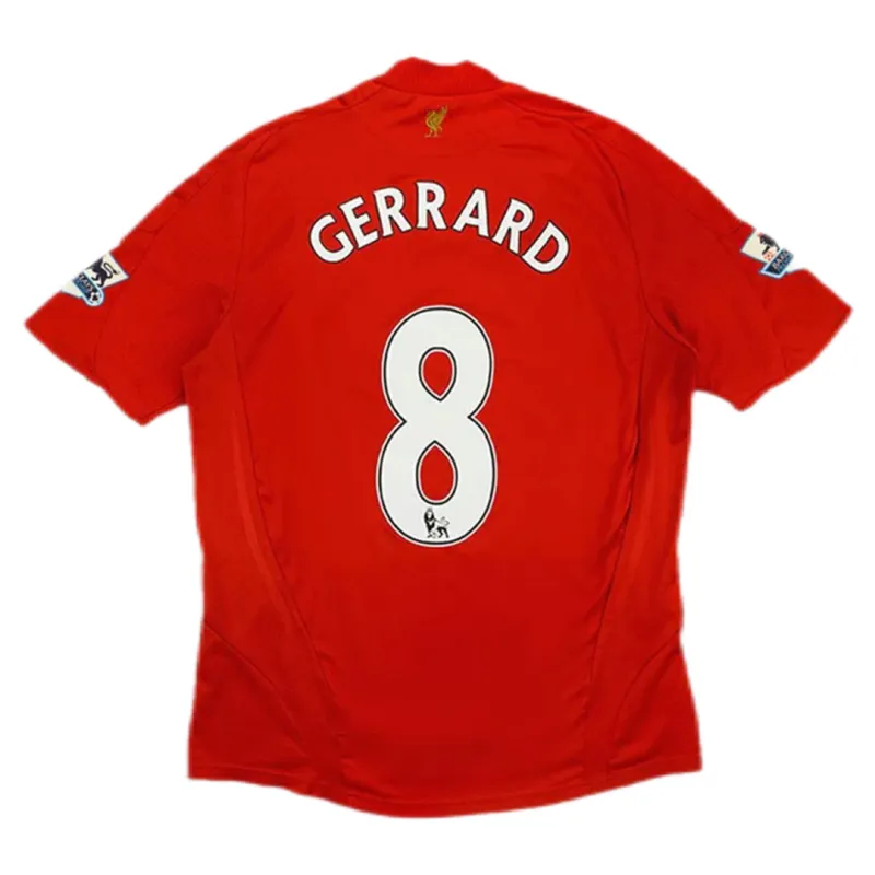 2008/09 Liverpool Gerrard #8 Torres #9 Retro Jersey Home