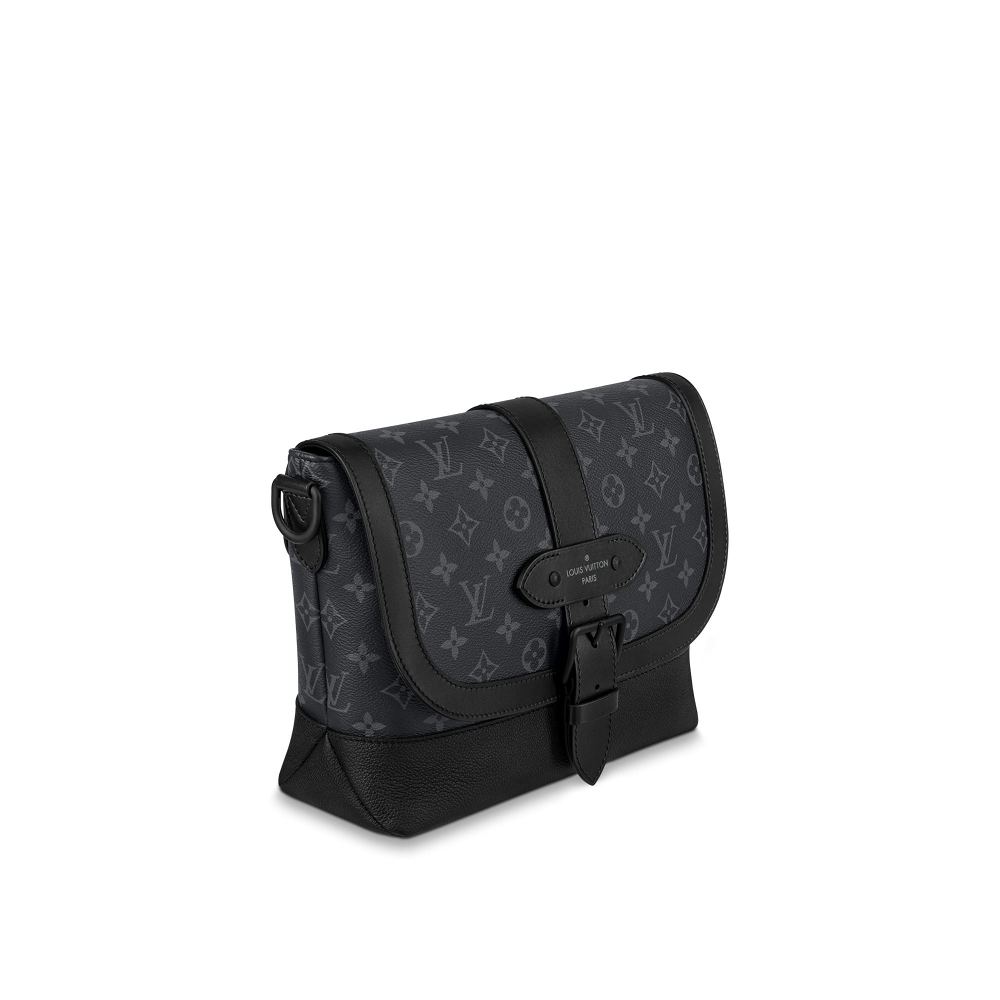 Saumur Messenger Monogram Eclipse Canvas M45911