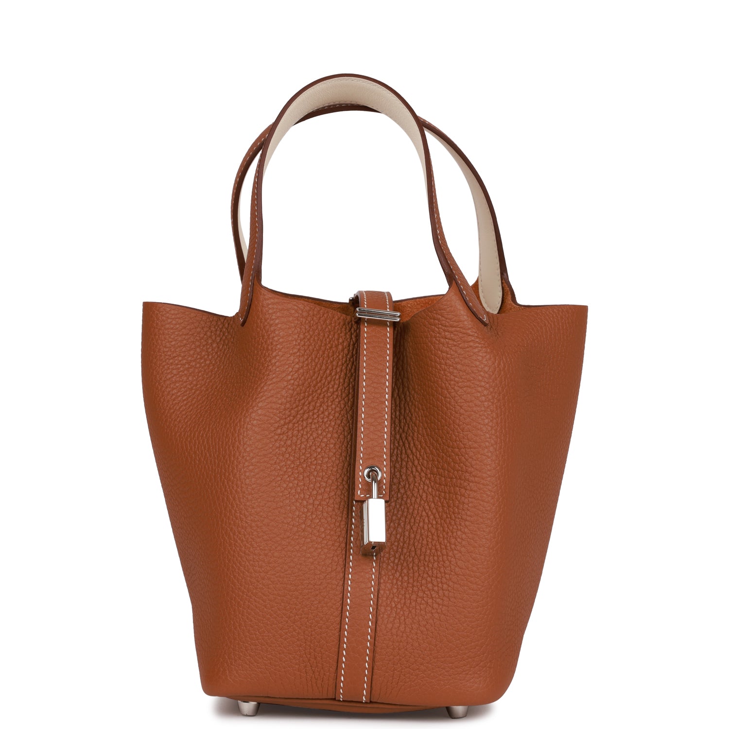 Hermes Eclat Picotin Lock 18 Gold Clemence Palladium Hardware 1361638
