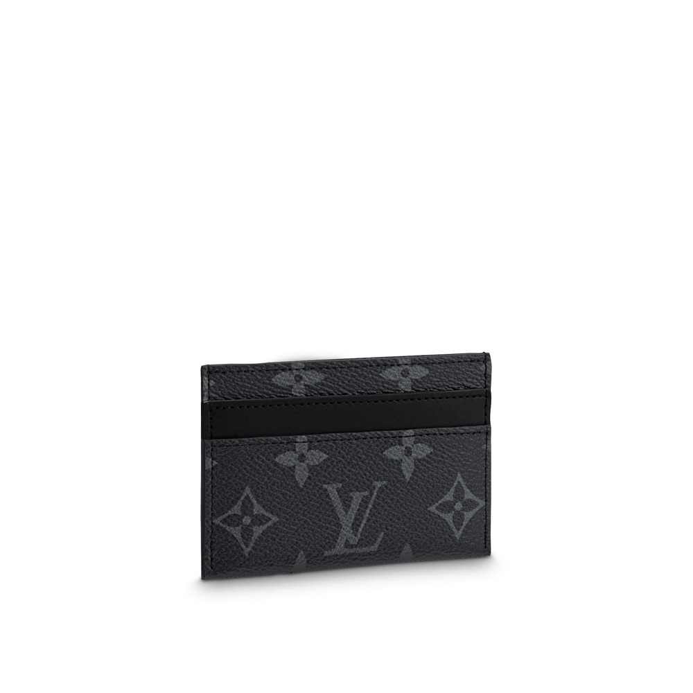 Double Card Holder Monogram Eclipse Canvas M62170