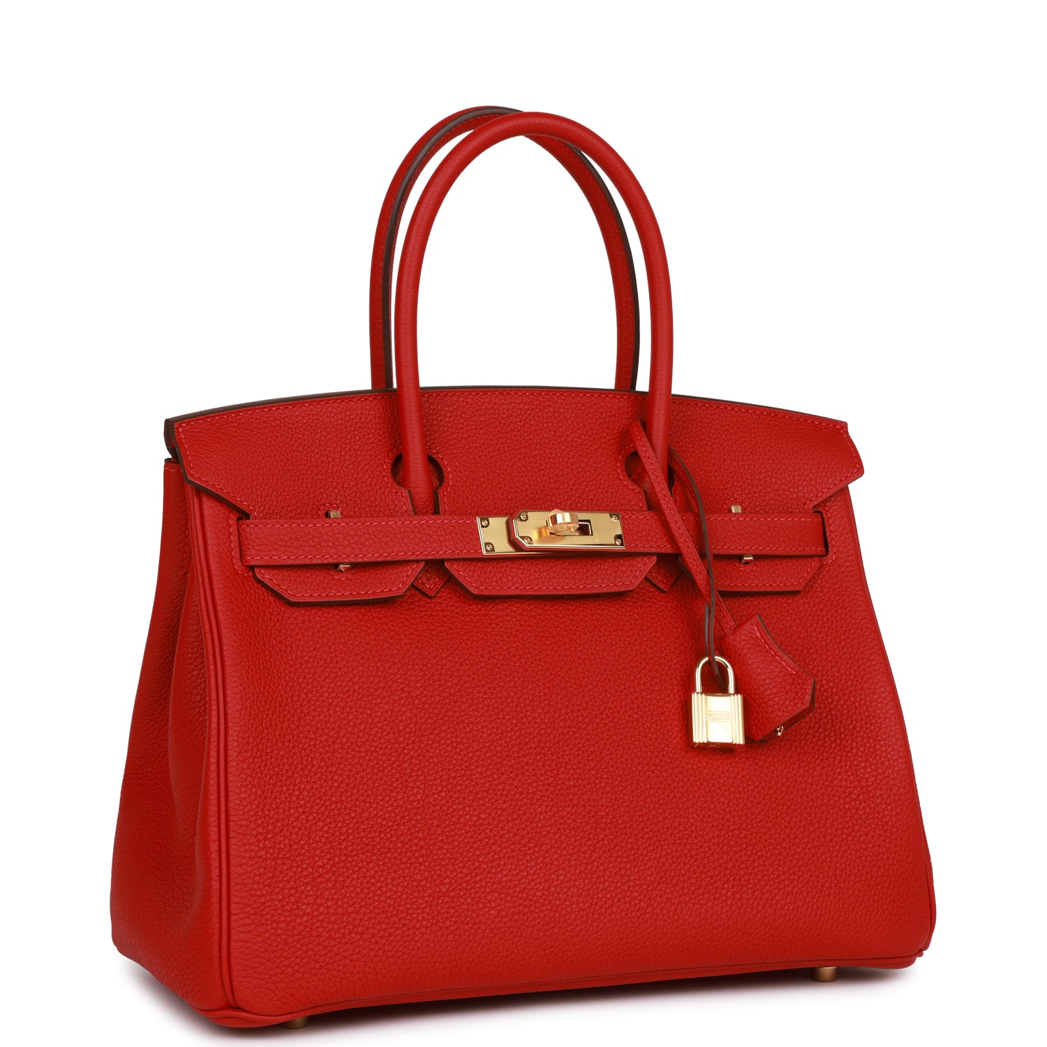Hermes Special Order (HSS) Birkin 30 Rouge Casaque Togo Gold Hardware 141643
