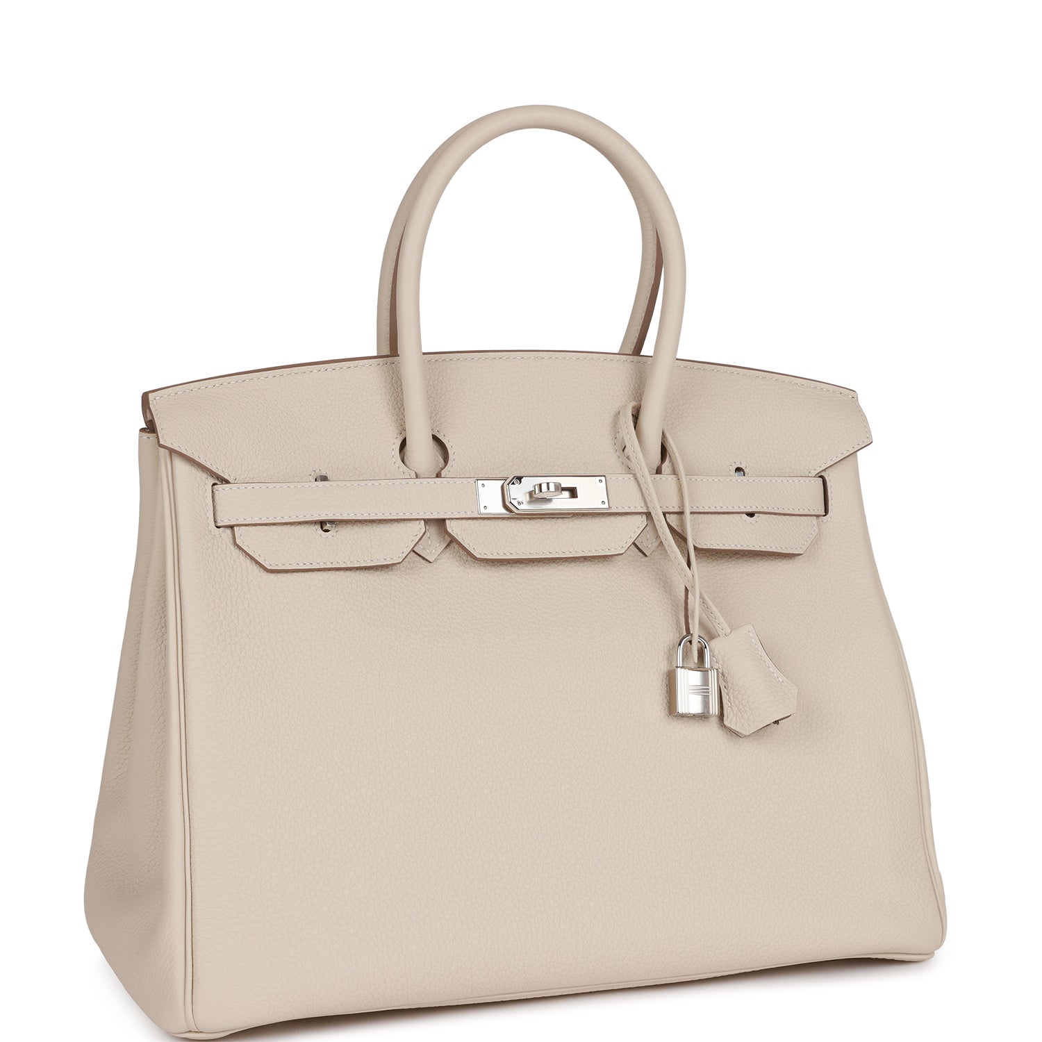 Hermes Birkin 35 Craie Togo Palladium Hardware 1454203
