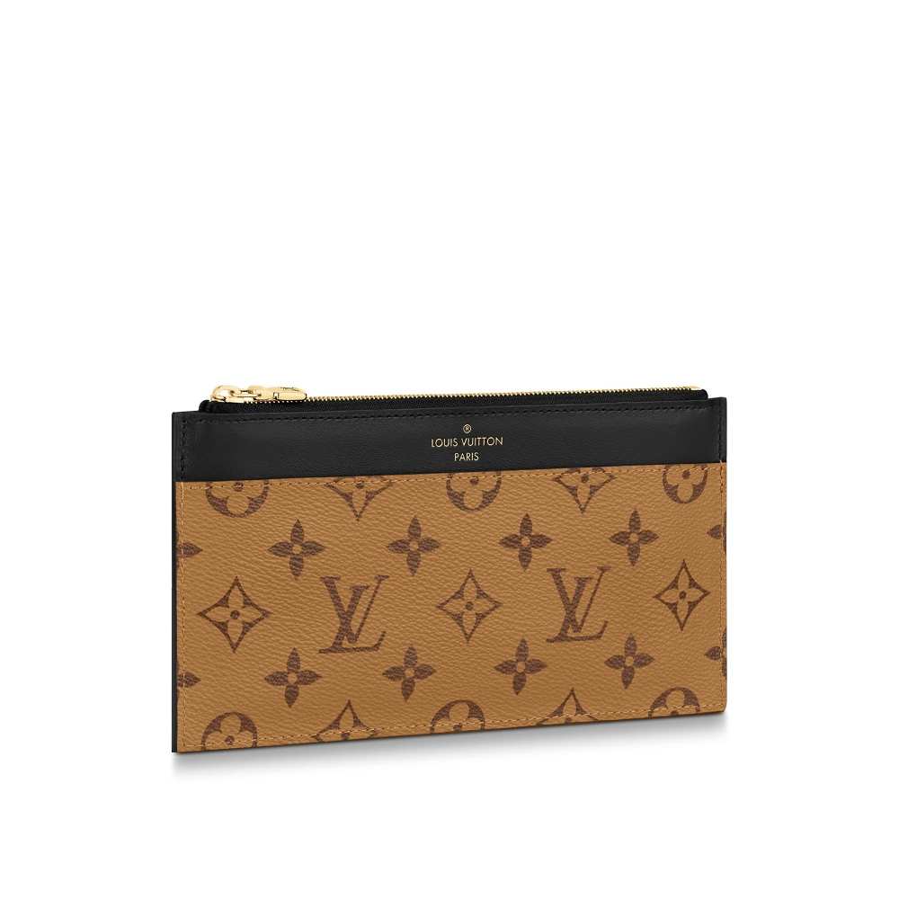 Slim Purse Monogram Reverse Canvas M80390