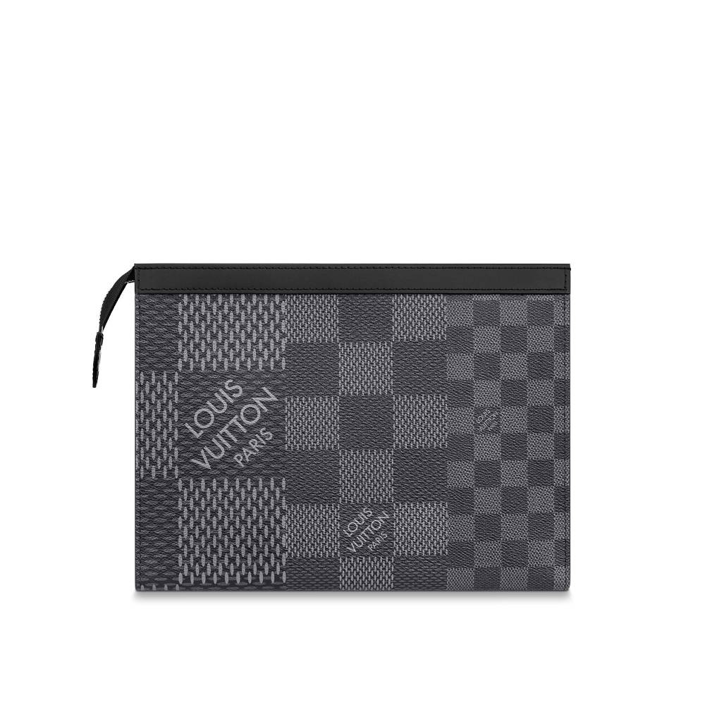 Pochette Voyage Damier Graphite Canvas N60444