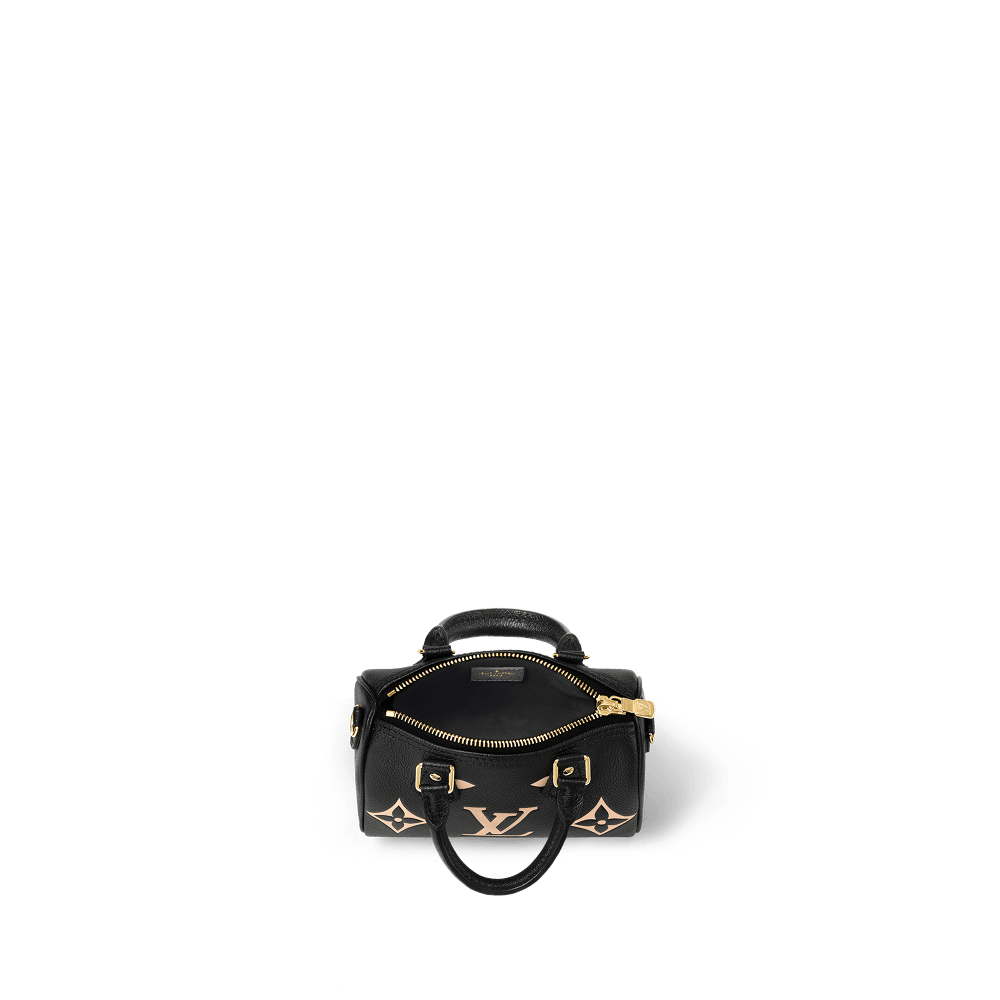 Nano Speedy Bicolour Monogram Empreinte Leather M81456