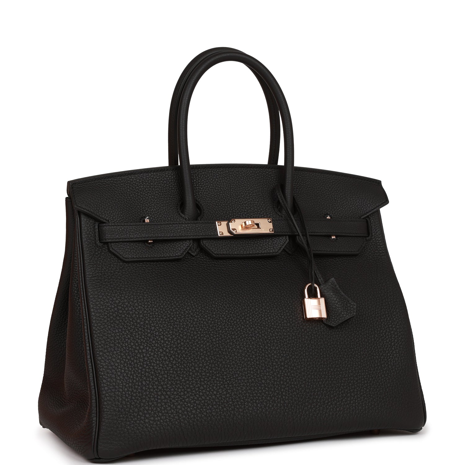 Hermes Birkin 35 Black Togo Rose Gold Hardware 1443428