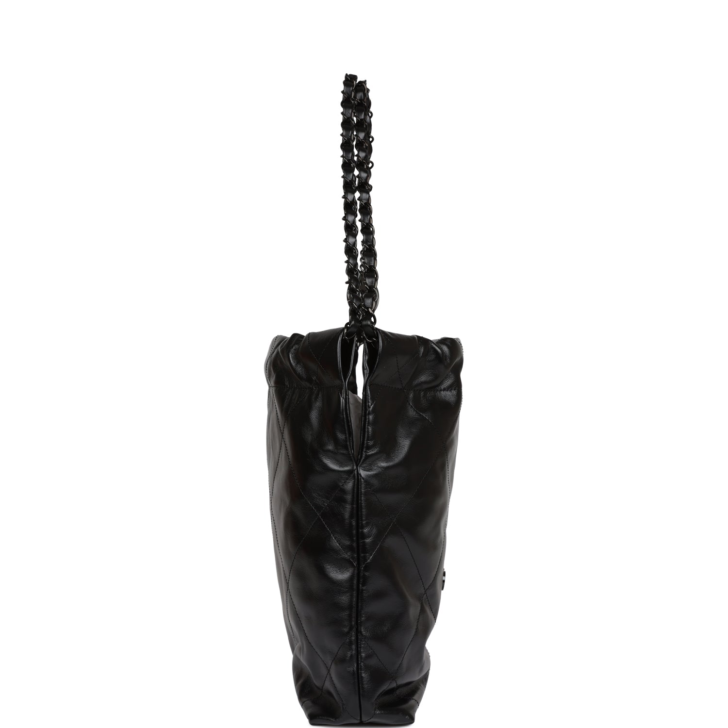 Chanel Small 22 Bag SO Black Calfskin Black Hardware AS3261
