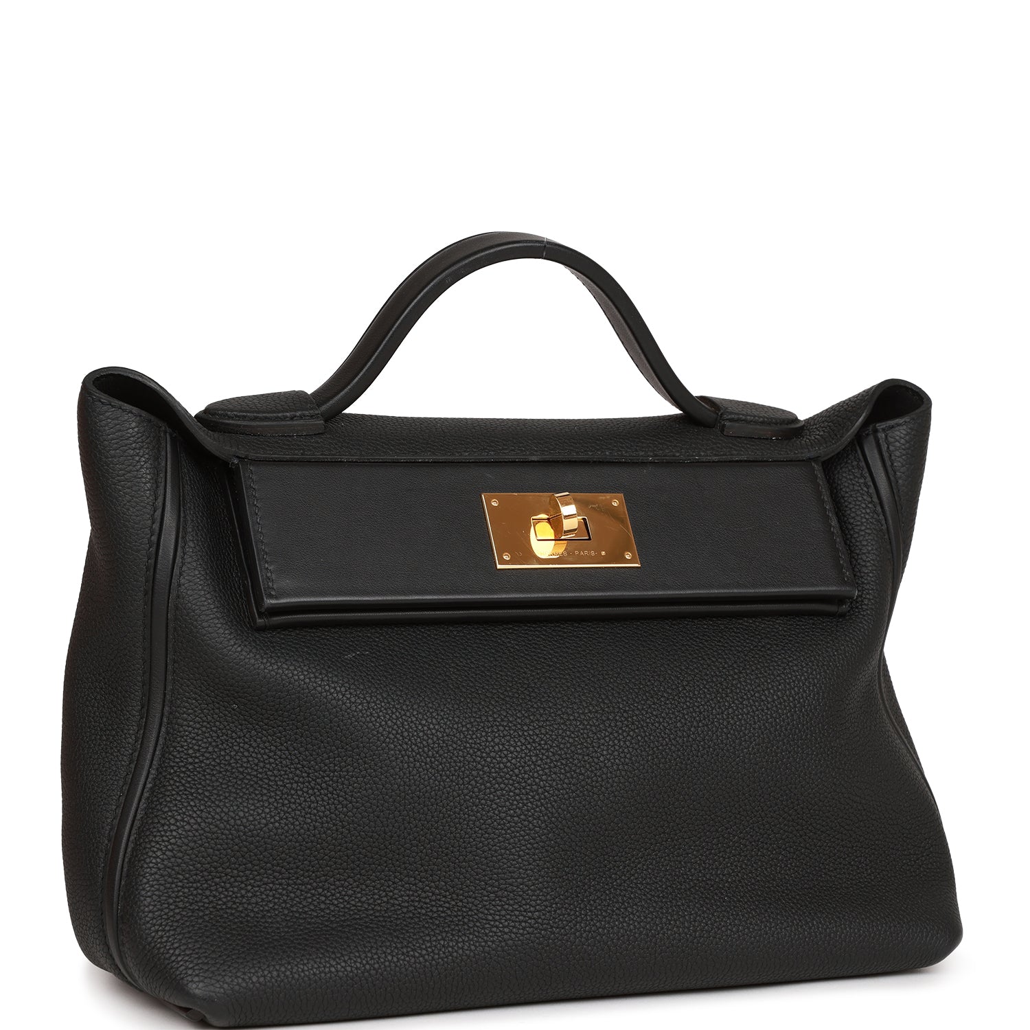 Hermes 24/24 Bag 29 Black Togo and Swift Gold Hardware 1194157