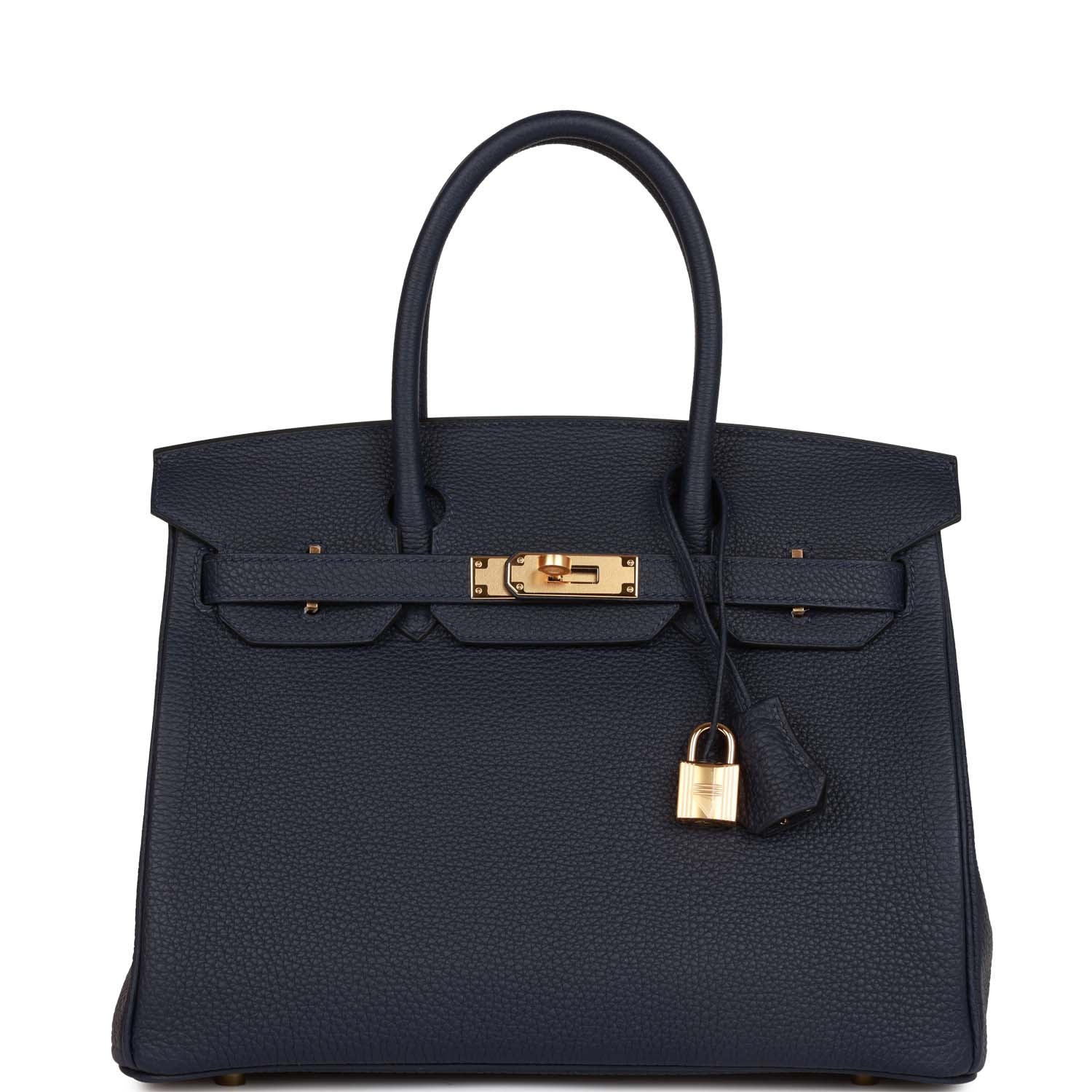 Hermes Birkin 30 Bleu Nuit Togo Gold Hardware 1397191