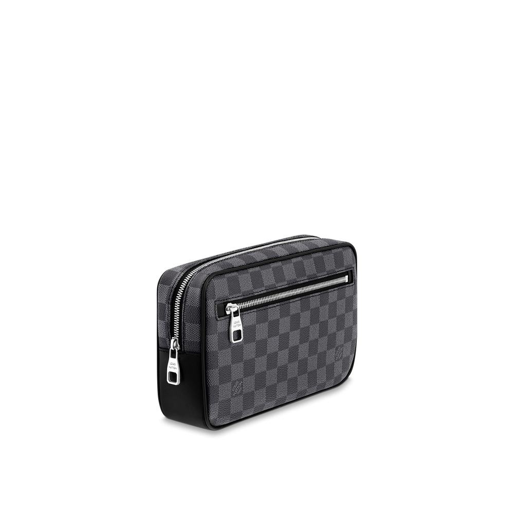 Kasai Clutch Damier Graphite Canvas N41664