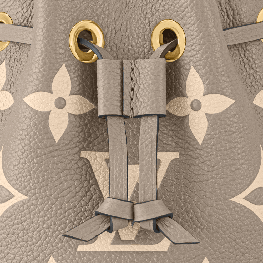 Nano Noé Bicolour Monogram Empreinte Leather M46291
