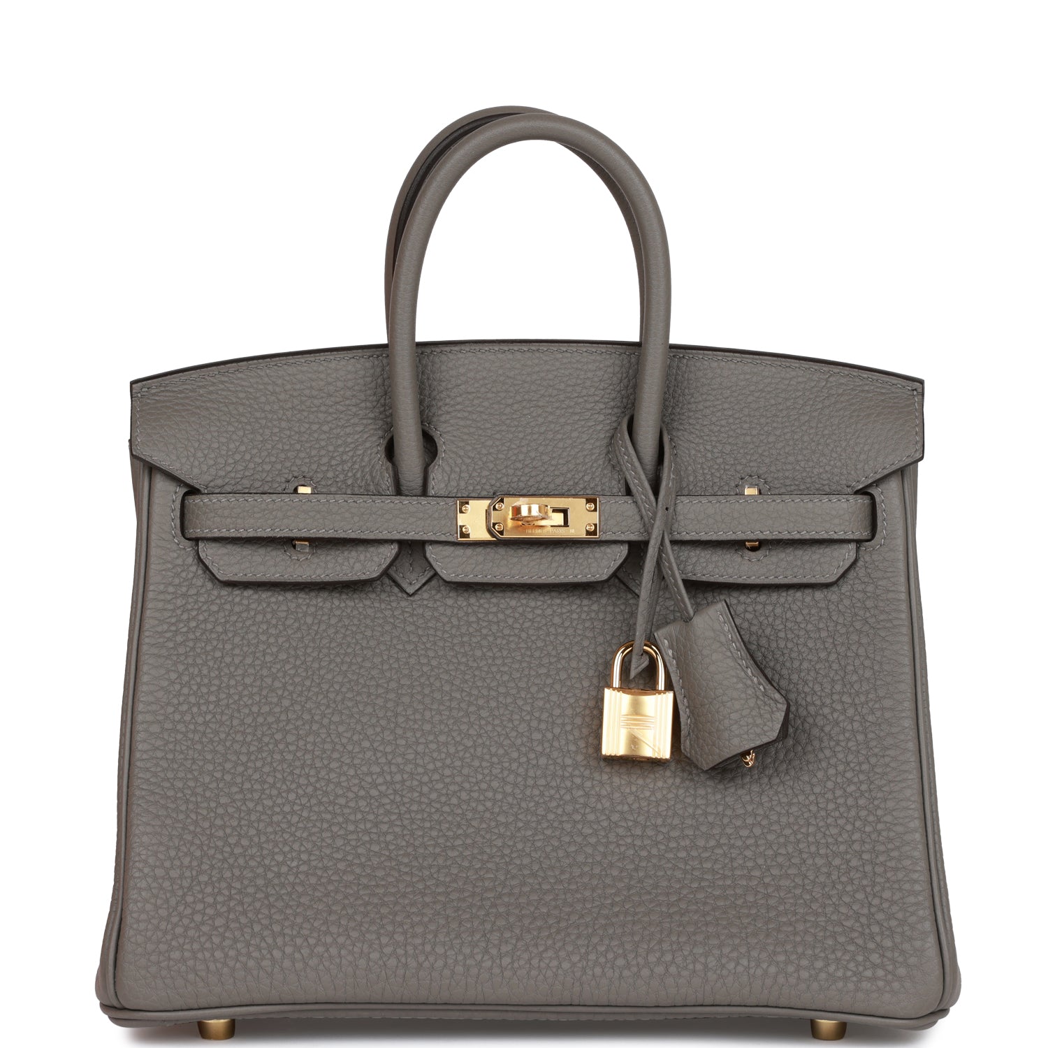 Hermes Birkin 25 Gris Meyer Togo Gold Hardware 971433