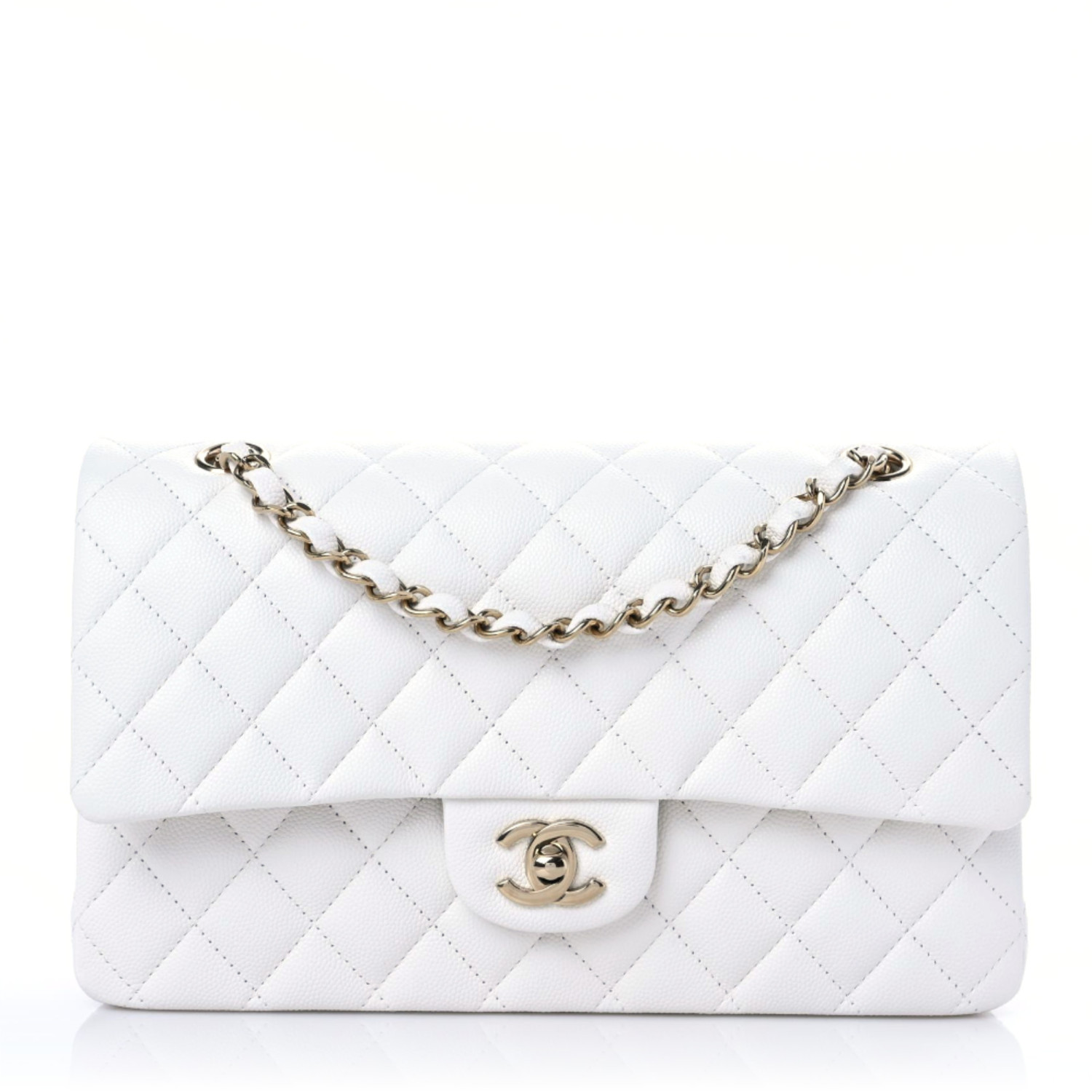 CHANEL cf White A01112