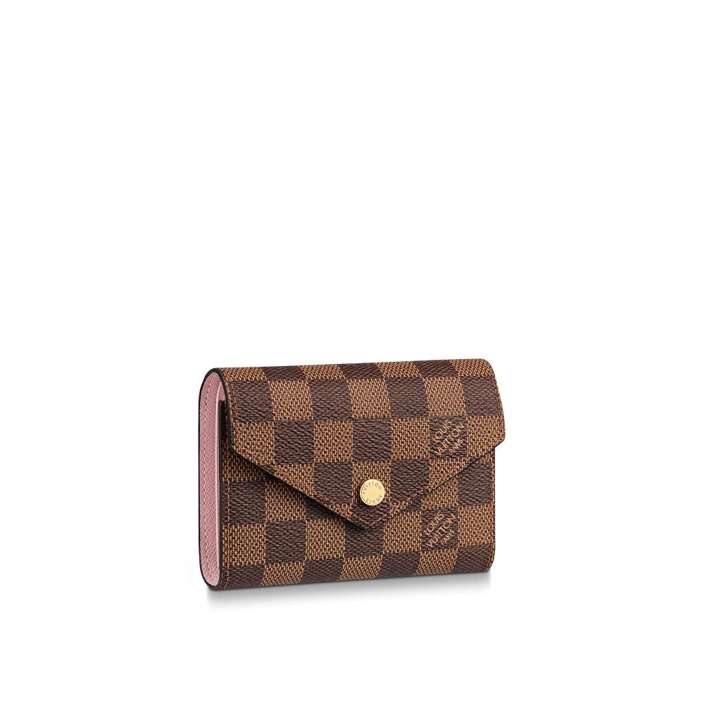 Victorine Wallet Damier Ebène Canvas N41659
