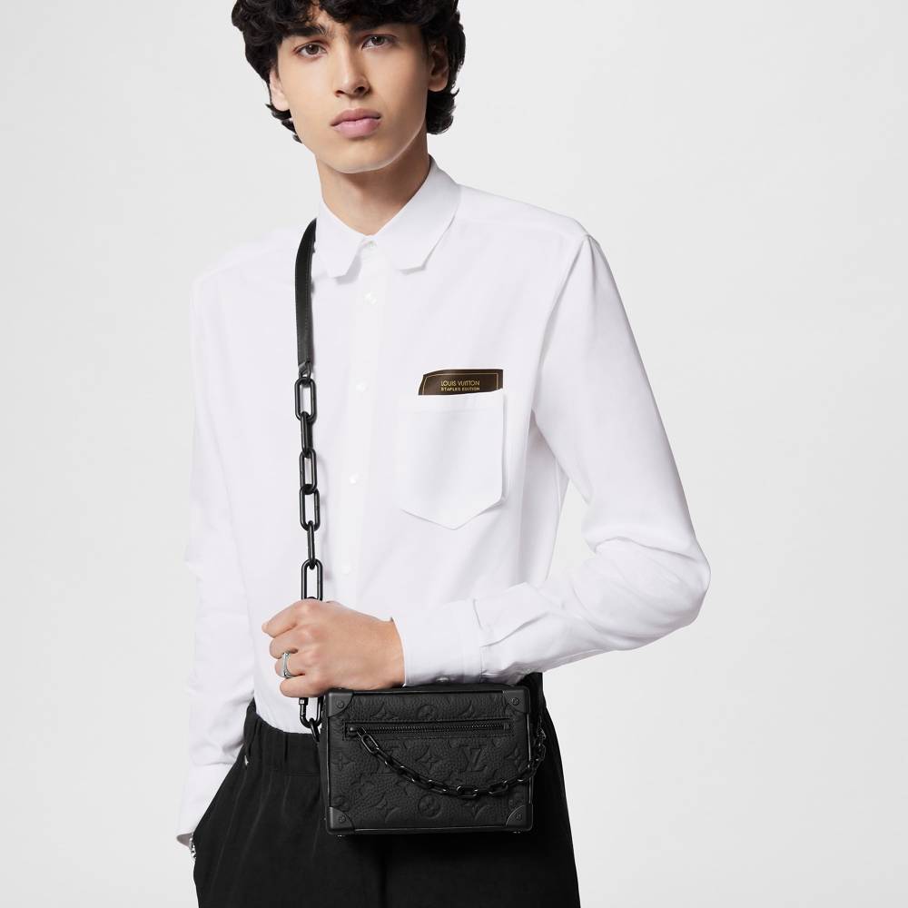 Mini Soft Trunk Taurillon Monogram M55702