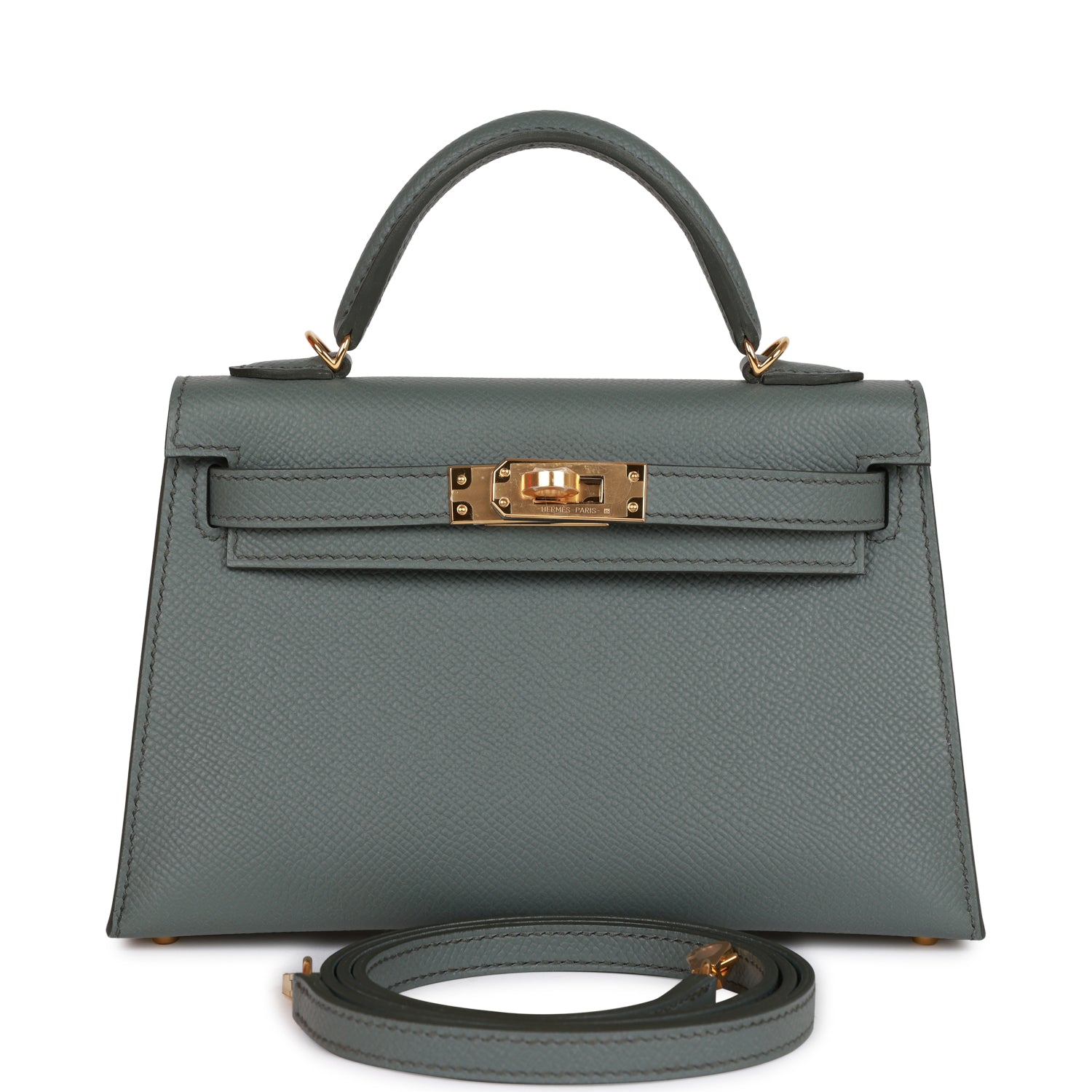 Hermes Kelly Sellier 20 Vert Amande Epsom Gold Hardware 410351