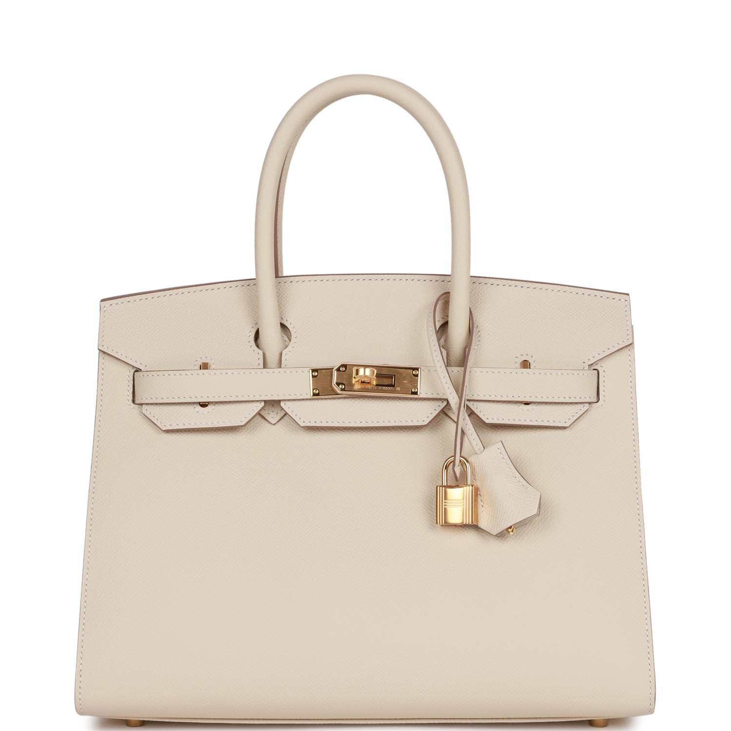 Hermes Birkin Sellier 30 Craie Epsom Gold Hardware 969862