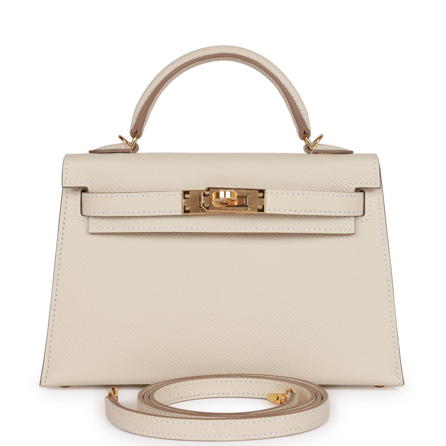 Hermes Kelly Sellier 20 Craie Epsom Gold Hardware 1443729