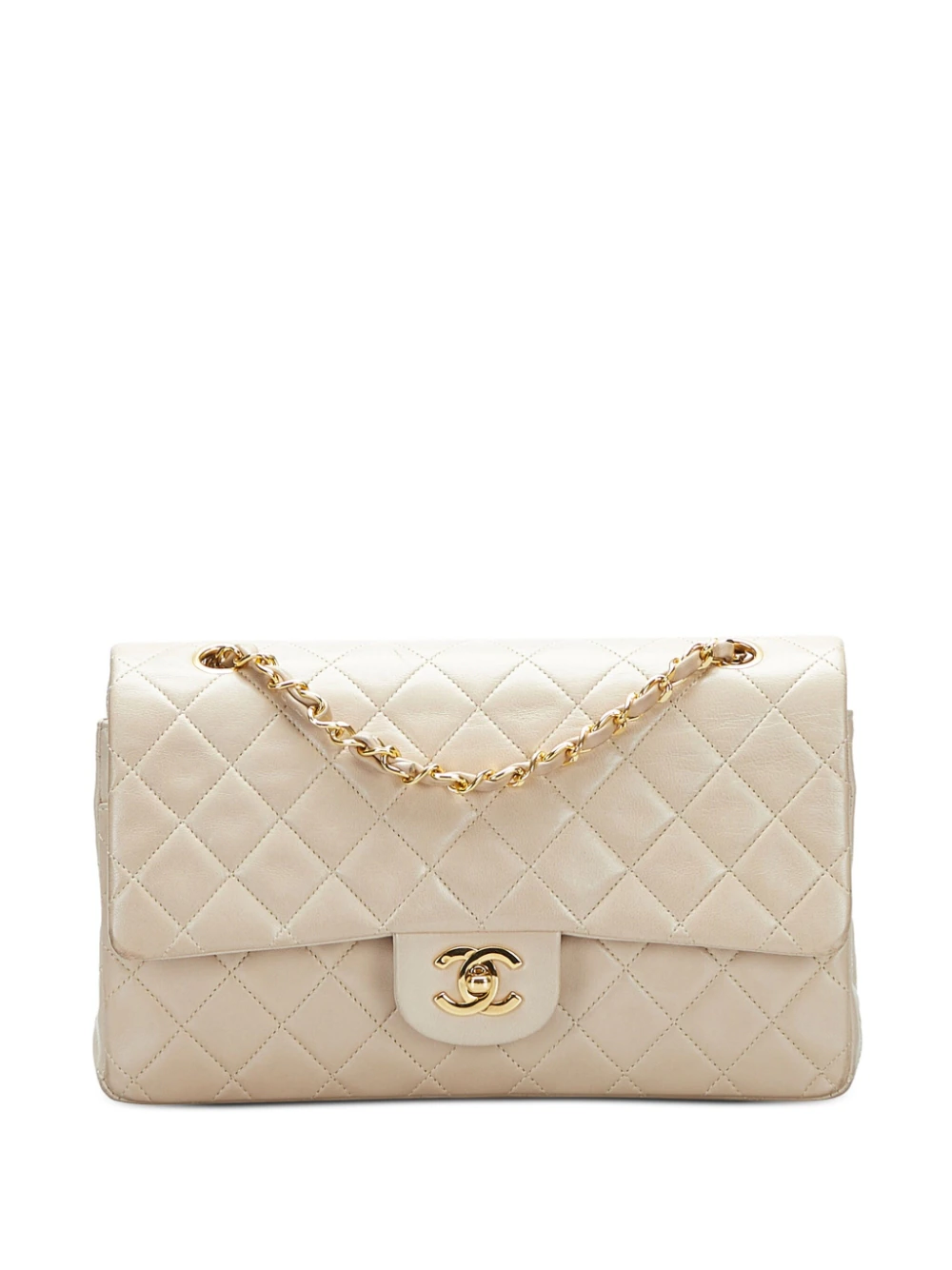 CHANEL Pre-Owned 1991-1994 medium Double Flap shoulder bag A01112