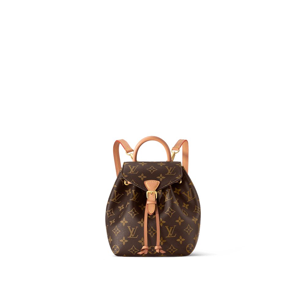 Montsouris BB Monogram Canvas/Natural leather M45502