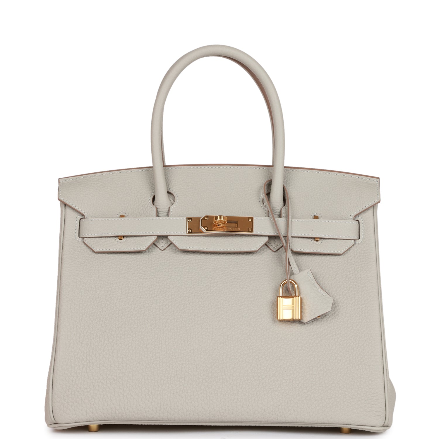 Hermes Birkin 30 Gris Perle Togo Gold Hardware 1365564