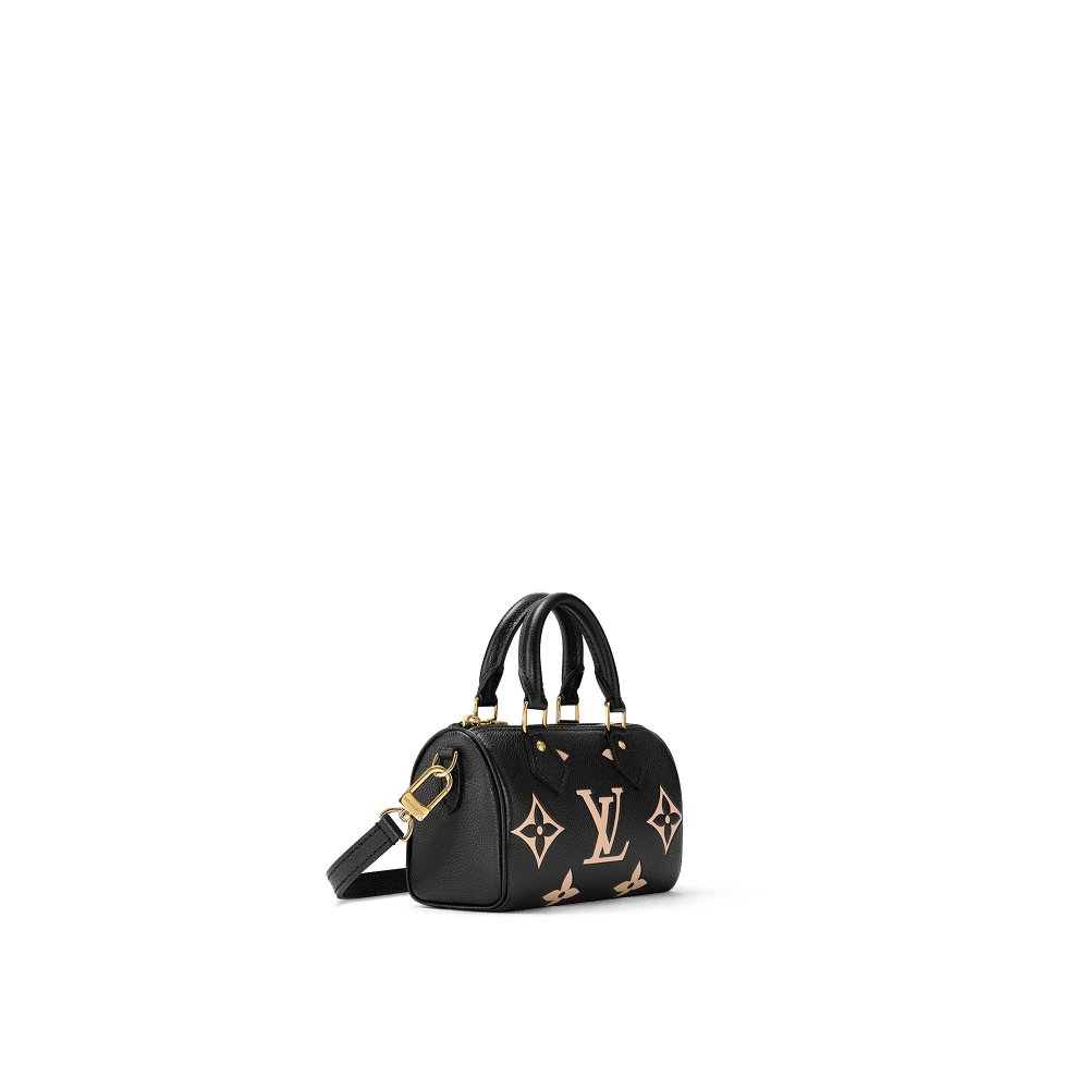 Nano Speedy Bicolour Monogram Empreinte Leather M81456