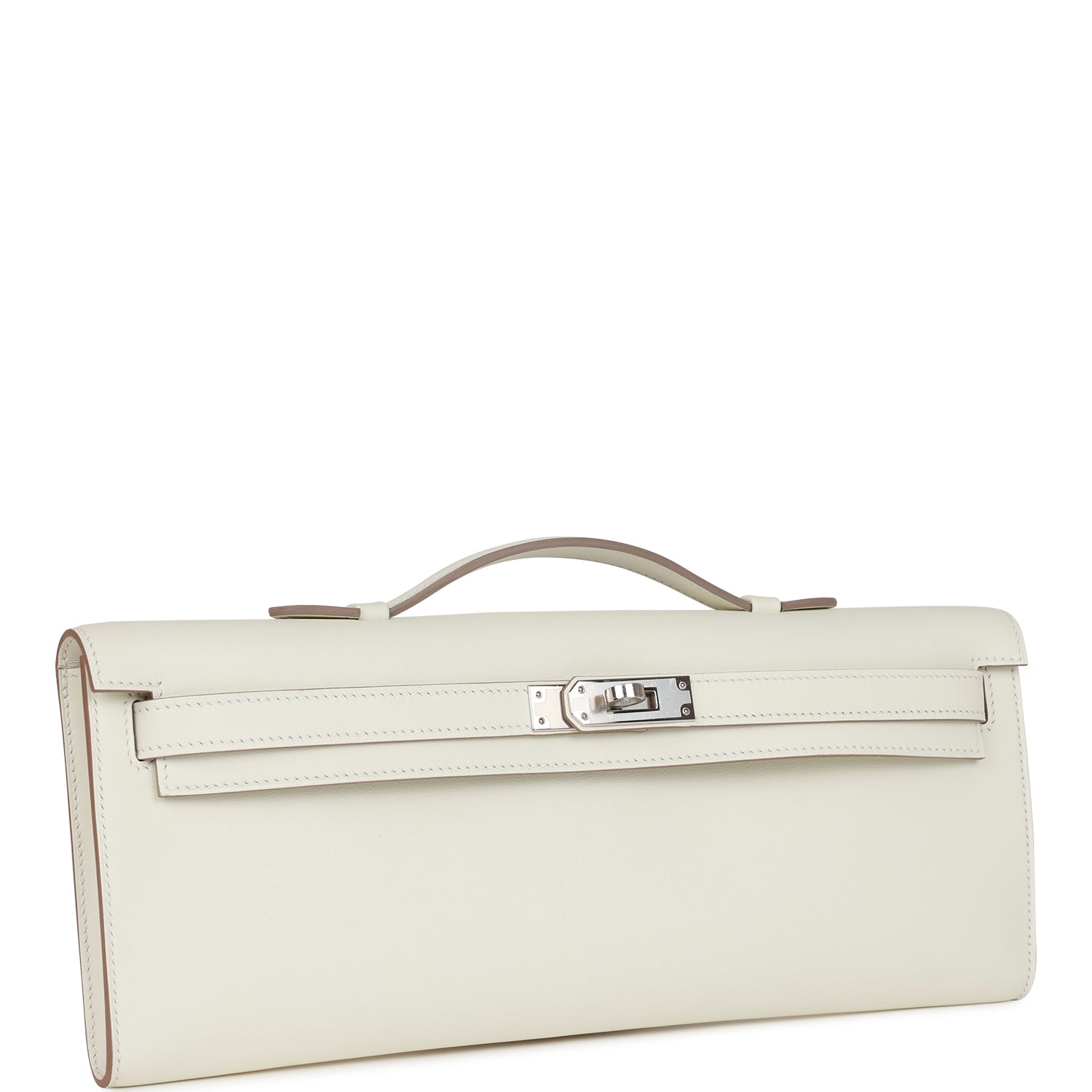 Hermes Kelly Cut Mushroom Swift Palladium Hardware 1171668