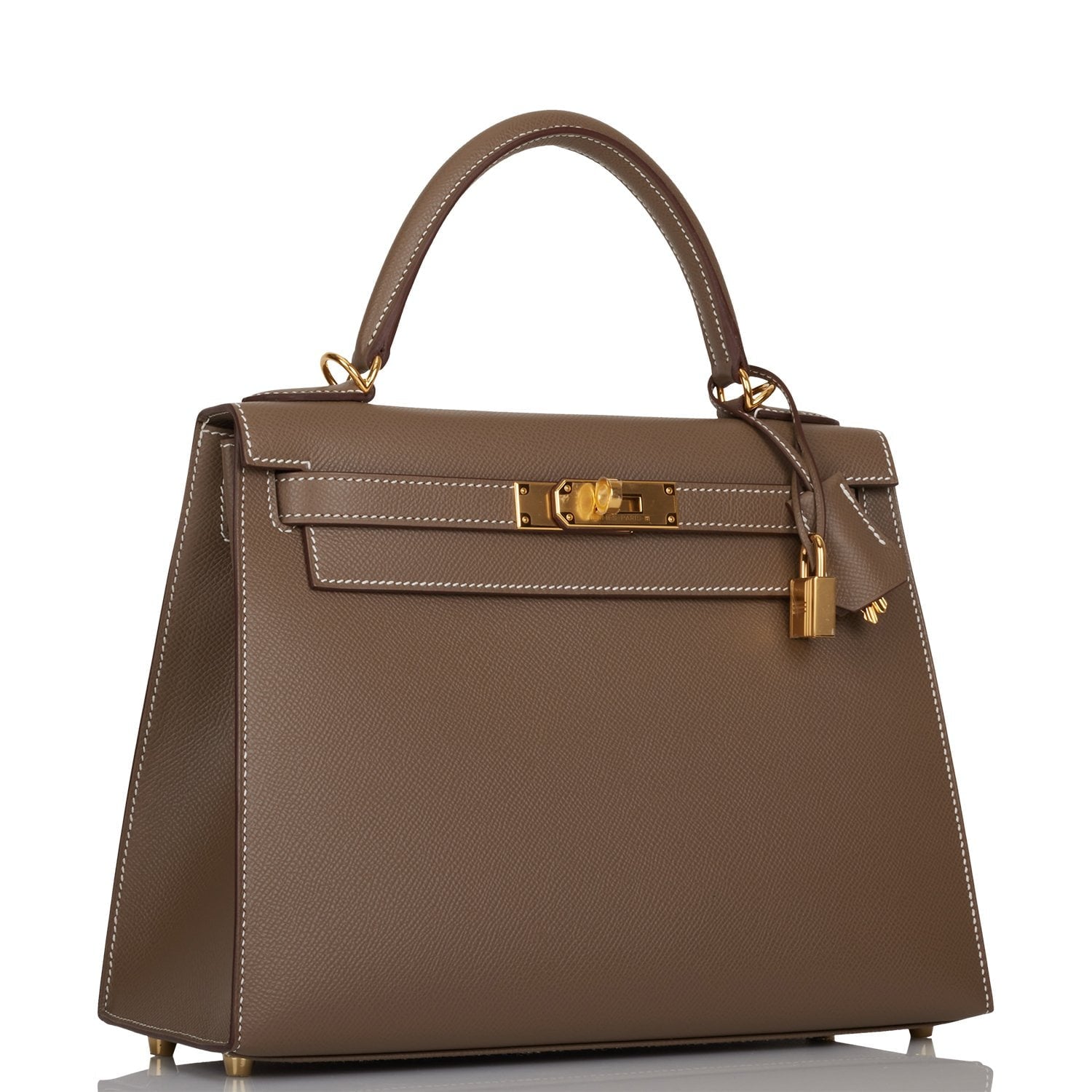 Hermes Kelly Sellier 28 Etoupe Epsom Gold Hardware 1434151