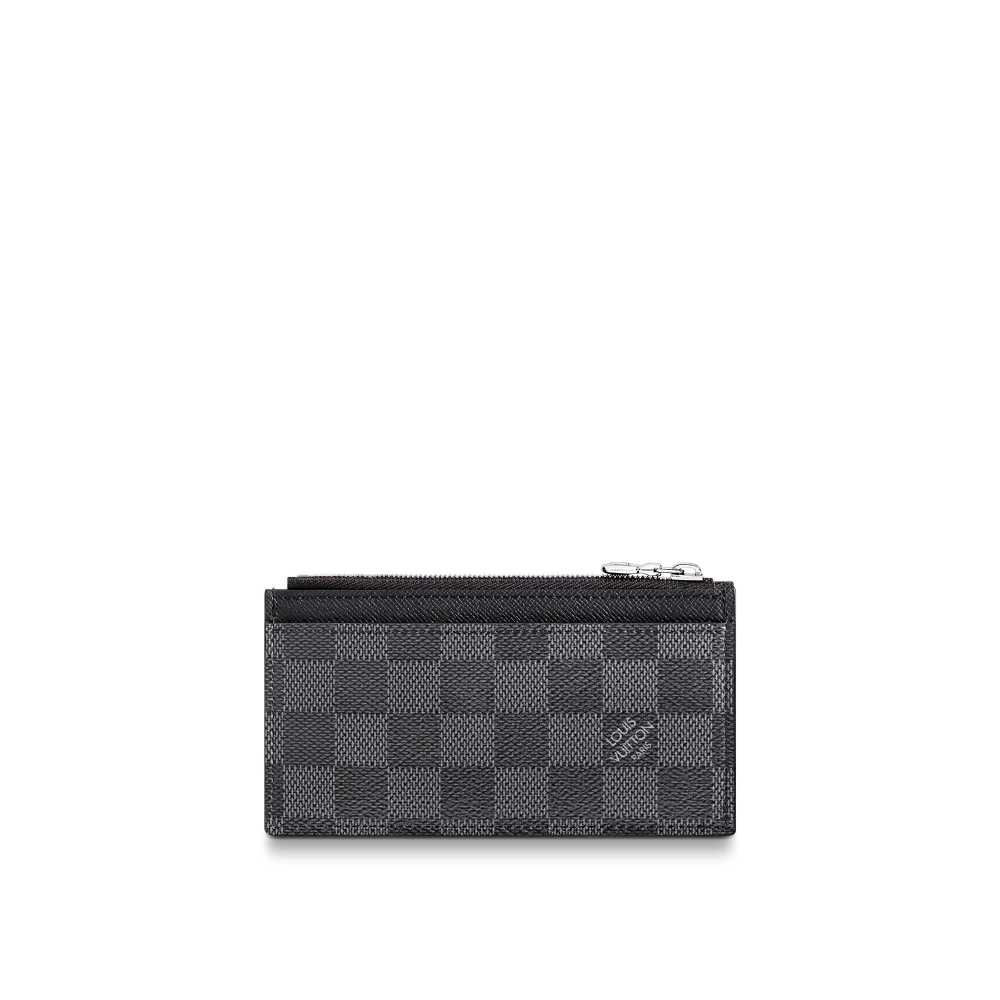 Coin Card Holder Damier Graphite Canvas N64038