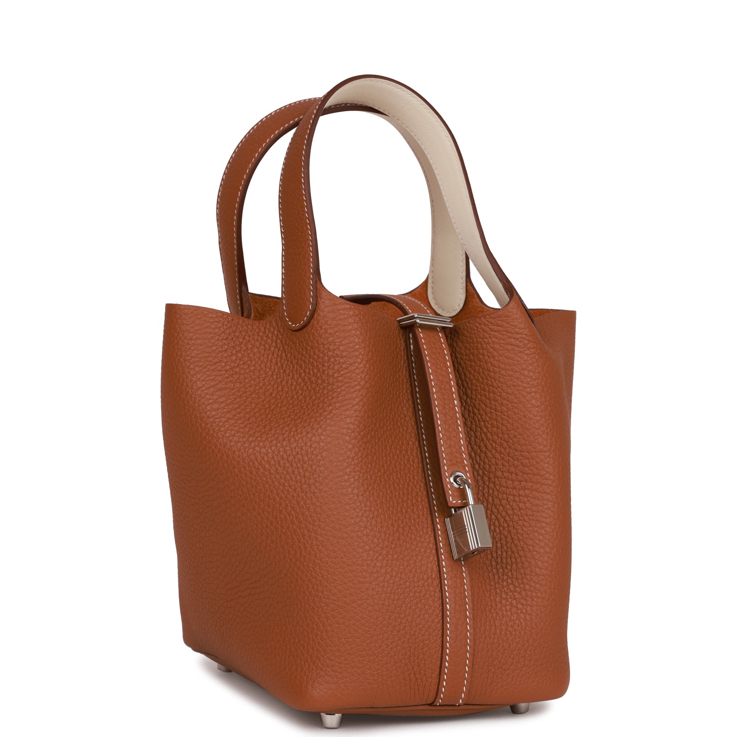 Hermes Eclat Picotin Lock 18 Gold Clemence Palladium Hardware 1361638