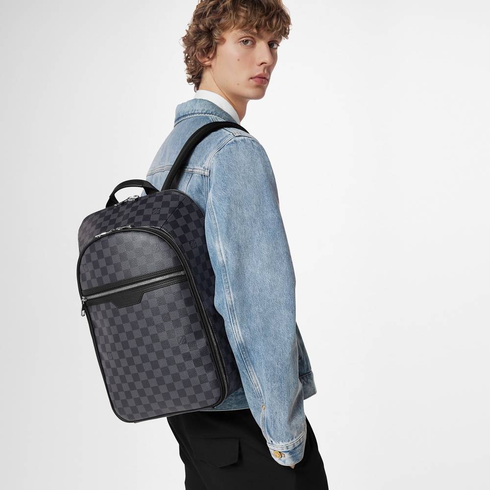 Michael Backpack Nv2 Damier Graphite Canvas N58024