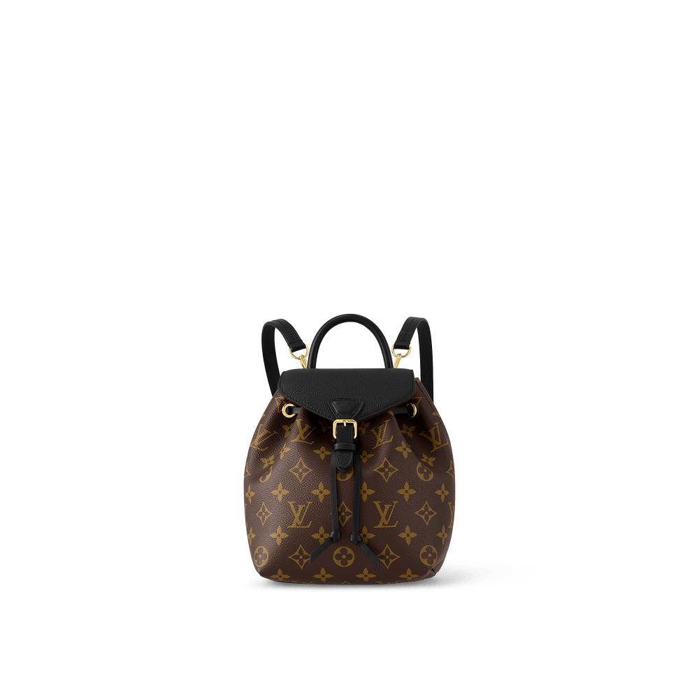Montsouris BB Monogram Canvas/Colored leather M45516