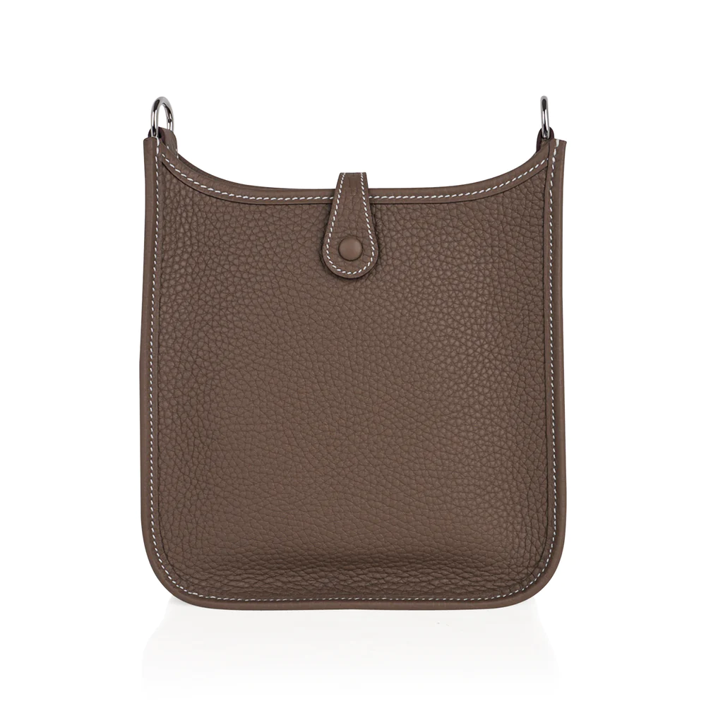 Hermes Evelyne TPM Etoupe Clemence Palladium Hardware 1415597