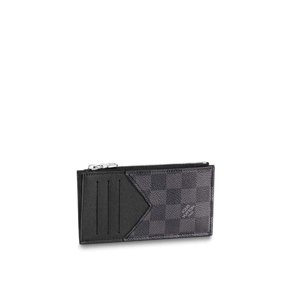 Coin Card Holder Damier Graphite Canvas N64038