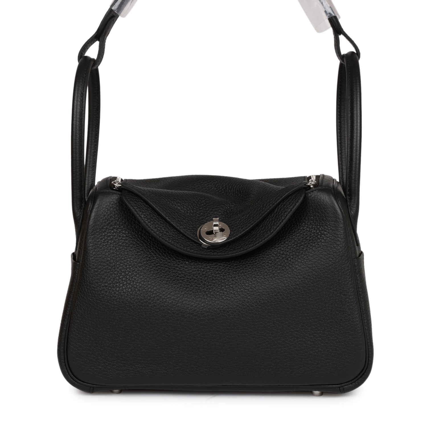 Hermes Lindy 26 Black Clemence Palladium Hardware 1285972
