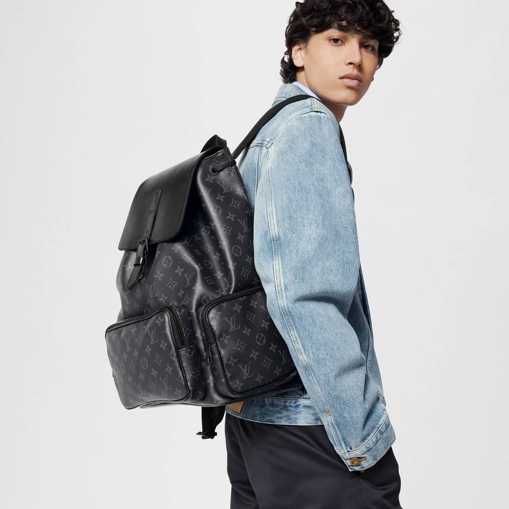 Trio Backpack Monogram Eclipse Canvas M45538