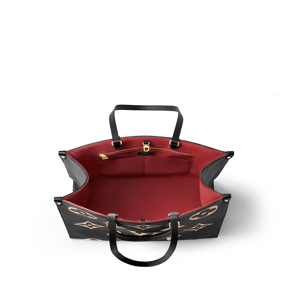 OnTheGo GM Bicolour Monogram Empreinte Leather M45945