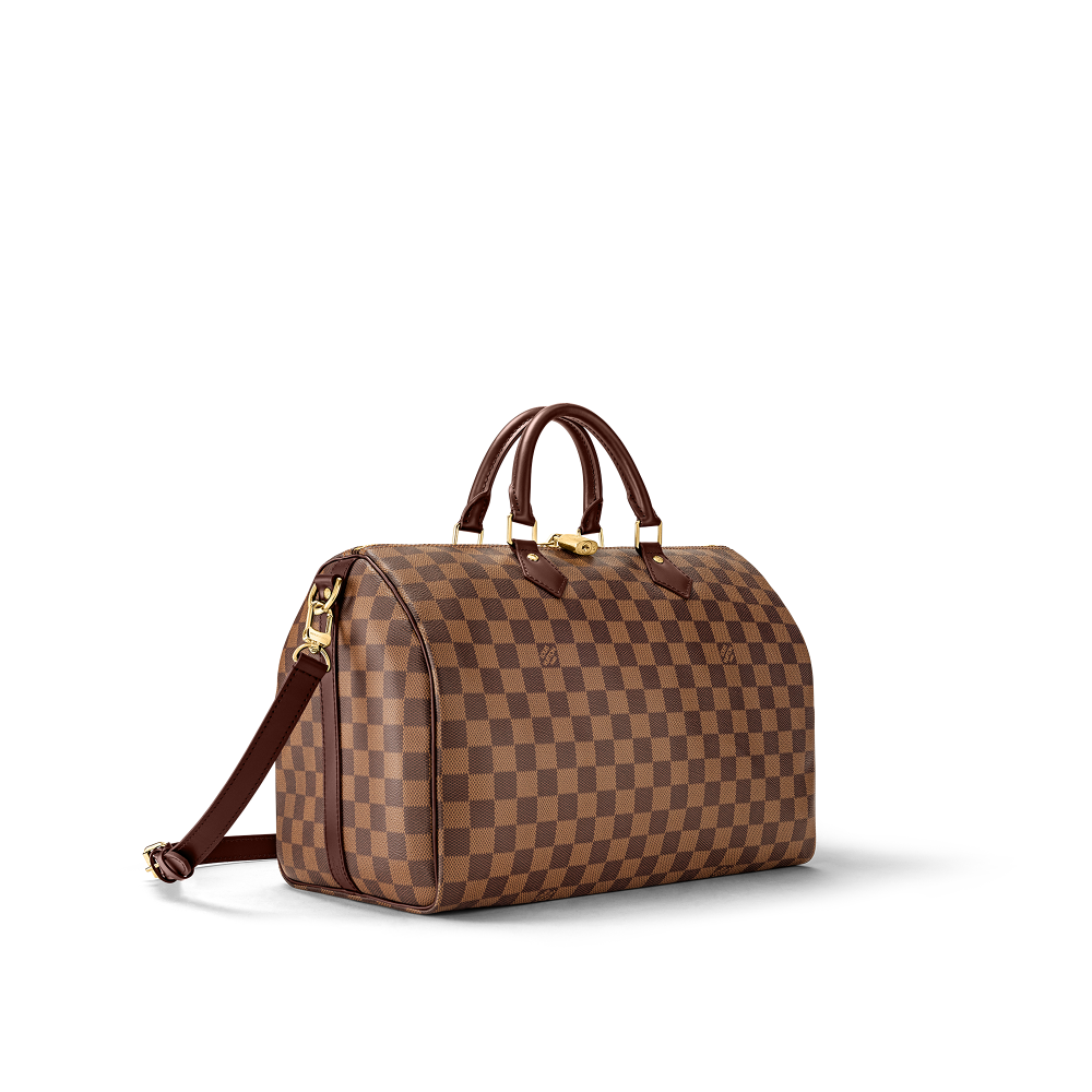 Speedy Bandouliere 35 Damier Ebène Canvas N41366