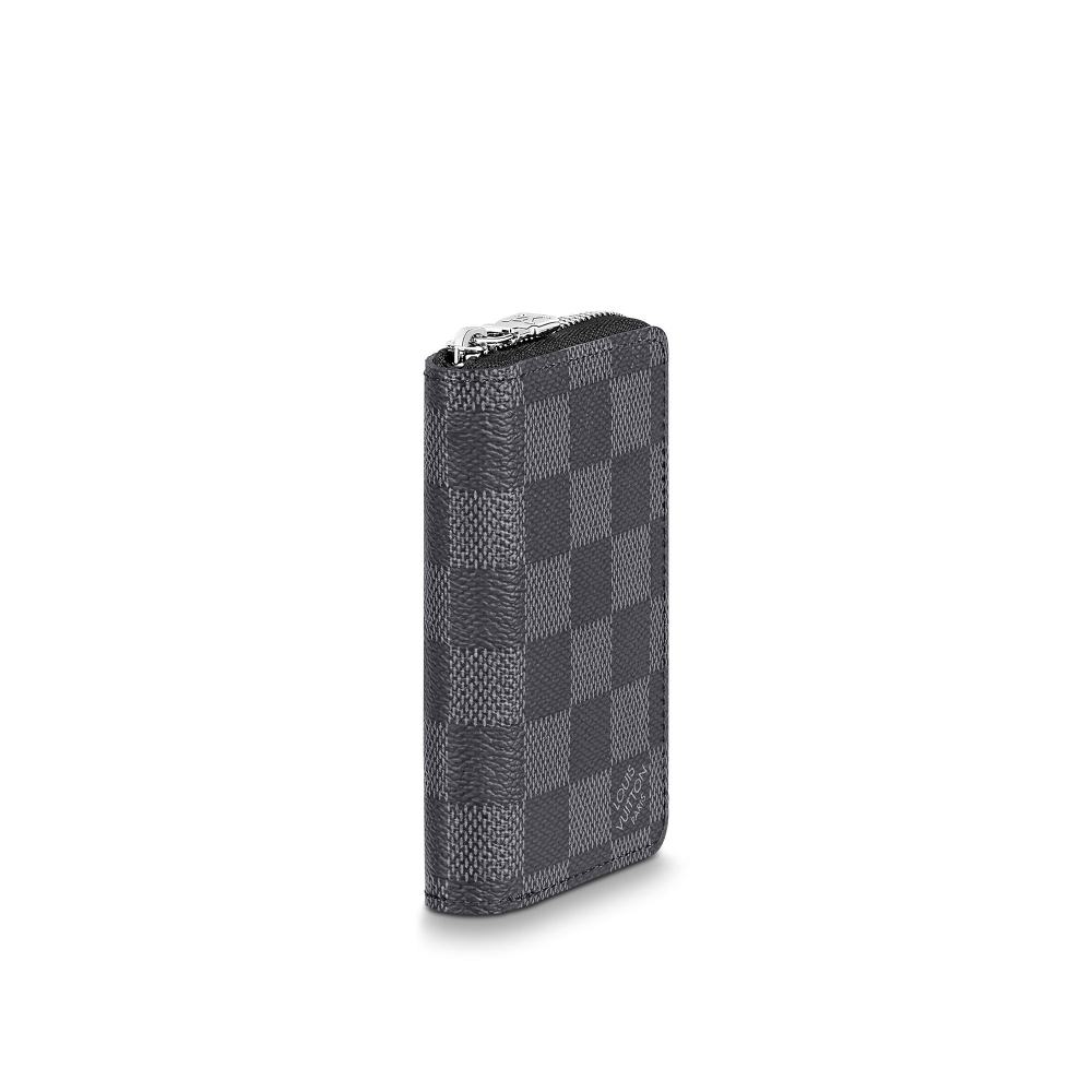 Zippy Coin Purse Vertical Damier Graphite Canvas N63076