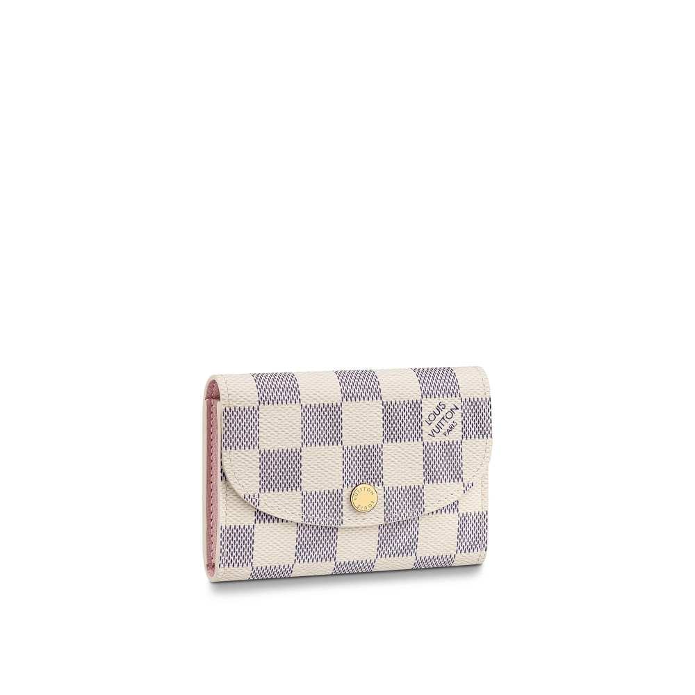 Rosalie Coin Purse Damier Azur Canvas N61276