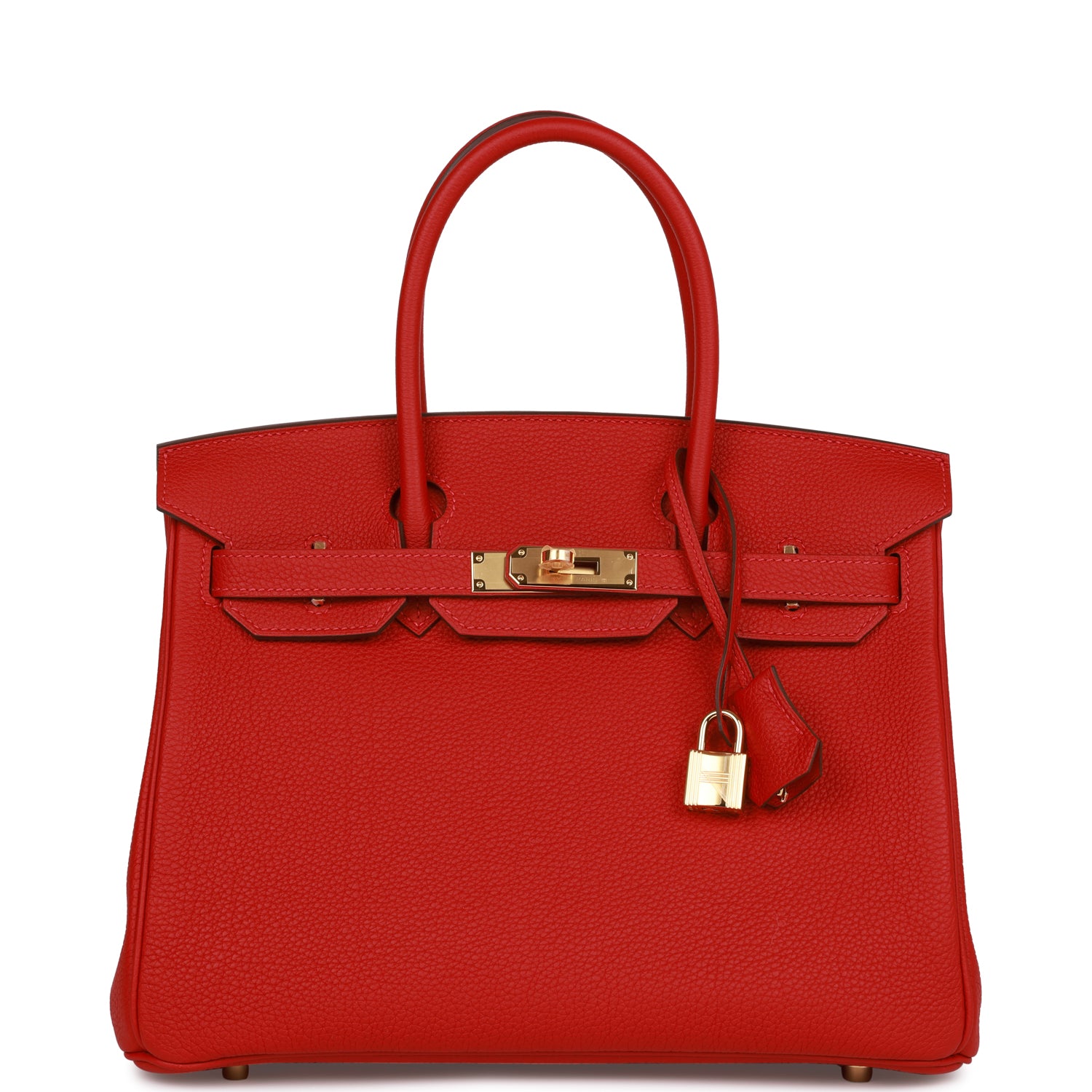 Hermes Special Order (HSS) Birkin 30 Rouge Casaque Togo Gold Hardware 141643